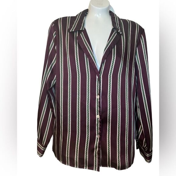 Alexis Samwell Striped Button Down Top - Picture 4 of 11